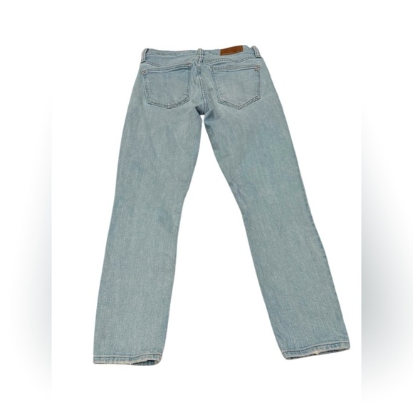 Madewell 9” High Rise Skinny Light Blue Jeans Button Front Size 25 - Picture 2 of 4